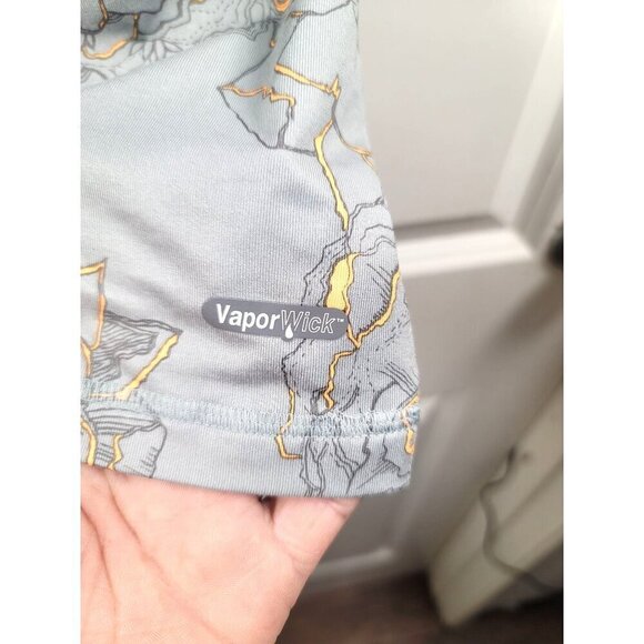 The North Face Women's Vapor Wick Floral Gray & Orange Tank Top Size M - Picture 4 of 9